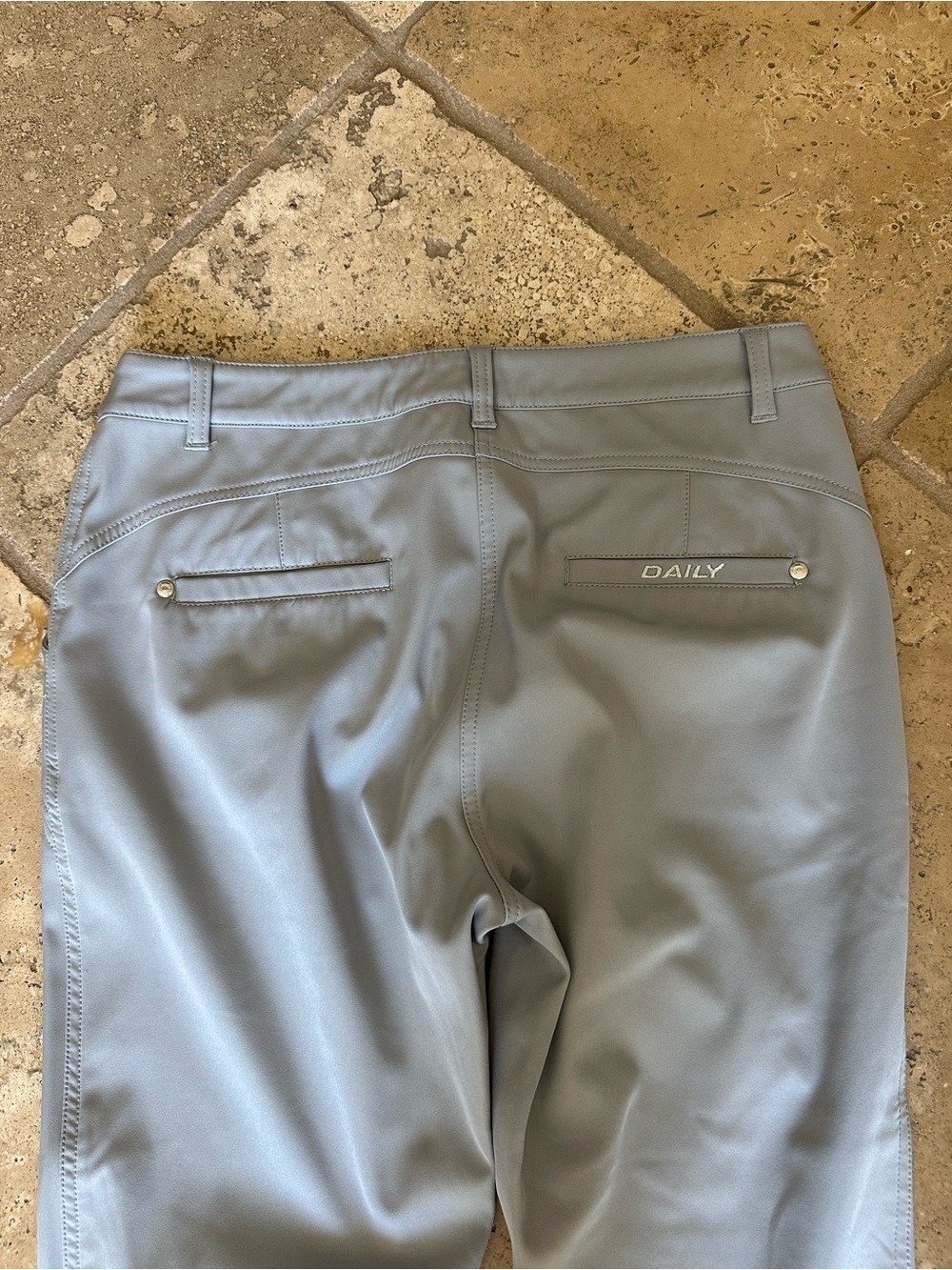 Daily Sports Light Gray Straight Leg Pants - Picture 5 of 6
